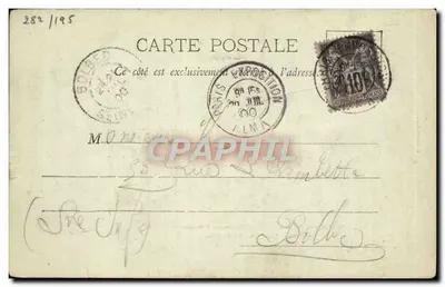 Exposição de 1900 - Pavilhões Estrangeiros - Itália - Turquia - Estados Unidos — A. Taride, Paris — Verso