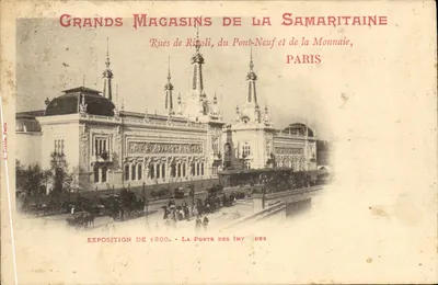 Grands Magasins de la Samaritaine — Exposição de 1900 — A Porta das Índias — A. Tatile, Paris