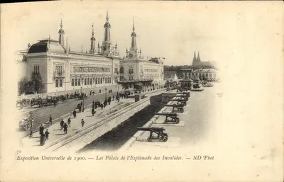 Exposition Universelle de 1900 — Les Palais de l'Esplanade des Invalides — ND Phot