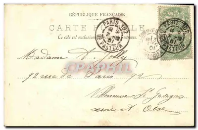 Most Alexandre III — Wystawa Uniwersalna z 1900 — L. L. n°42 — Rewers