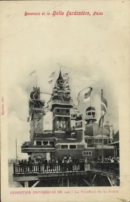 Pavillon de la Suède — Exposition Universelle de 1900 — éditeur Baschet