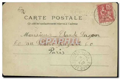 Pavillon de la Guinée (Trocadéro) — Exposition Universelle de 1900 — Éditeur A La Fourche, 43 Avenue de Clichy — Rewers