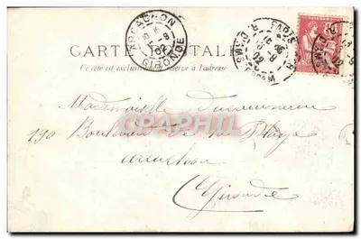 La Hongrie — Exposition Universelle 1900 — éditeur A — Verso