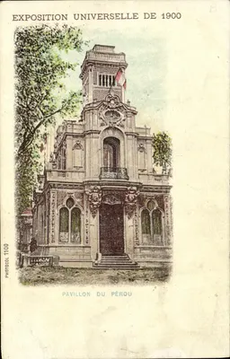 Pavillon Peruwski — Wystawa Uniwersalna 1900 — Photocol 1100