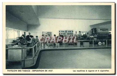 Pavilhão dos Tabacos - Exposição de 1937 — Máquinas de cigarros e de charutos