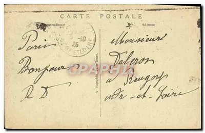 Paryż — Wystawa Sztuki Dekoracyjnej — Widok panoramiczny ku mostowi Alexandre III i Pałacowi Wielkiemu — A.P. — Rewers