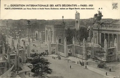 Porta de Honra — Exposição Internacional dos Artes Decorativas — Paris 1925 — por Henry Favier e André Ventre, arquitetos, realizada por Edgard Brandt, mestre ferreiro