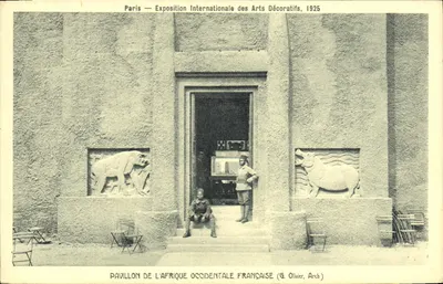 Paryż — Międzynarodowa Wystawa Sztuki Dekoracyjnej, 1925 — Północny Pablon Afryki Zachodniej (G. Olivier, Arch)