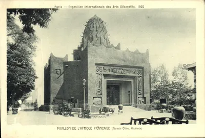 Paris — Exposition Internationale des Arts Décoratifs, 1925 — Pavillon de l'Afrique Française (Germain Olivier, Architecte)