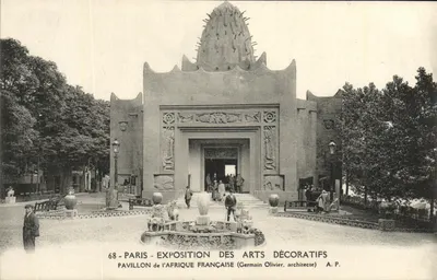 Pavillon de l'Afrique Française — Exposition des Arts Décoratifs — Germain Olivier, architecte