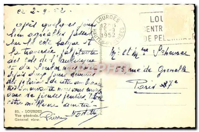 Lourdes — Ogólny widok — Rimy-Nodette, n°83 — Rewers
