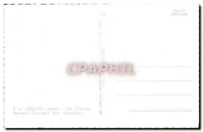Crémieu (Isère) — Stare Klasztory Augustynów — Klasztor — Rewers