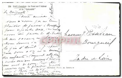 Dax (Landes) - Most nad Adour i "Splendid" — Rewers