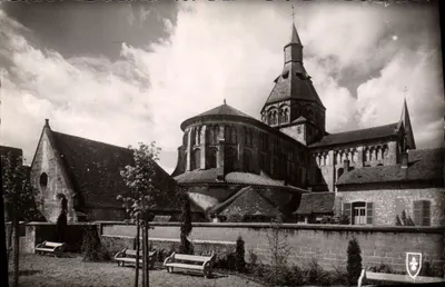 Charité-sur-Loire — Igreja de Santa Cruz, cruzamento norte e torre octogonal — Éditions du L.S., Monthier