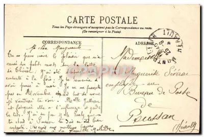Montpellier — Ogród i pierwsze łuki Aqueducu — LL. — Rewers