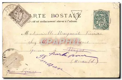 La Préfecture — bâtiment administratif à Montpellier — éditeur V.A.P. n° 327 — Rewers