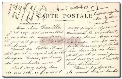 Montpellier — Statua Louisa XIV na Peyrou — Wyd. Nowe Galerie — Sklepy Nowoczesne, n°21 — Rewers