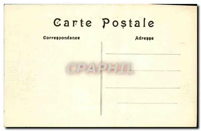 Floresta de FONTAINEBLEAU — Rocher Saint-Germain — Editora: Éd. Dujac, Fontainebleau, n° 81 — Verso