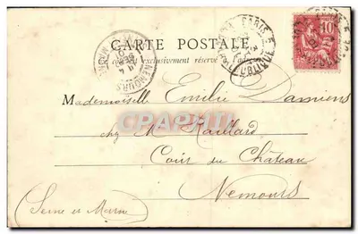 La Balena di Apremont — Fontainebleau — B.F. Paris — Verso