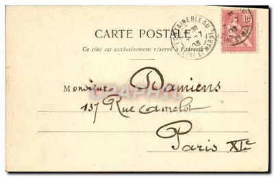 Floresta de Fontainebleau - Lago dos Ligueurs — Thihanli, editores, Fontainebleau-Ménil — Verso
