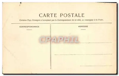 Cartolina d'epoca Foresta di Fontainebleau Fontaine Dorly — Verso