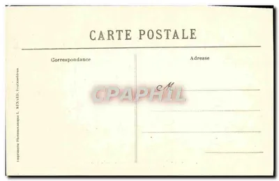 Floresta de Fontainebleau — Roche Éponge — Descoberta por Donécourt em 1886 — Coleção Artística L. M. — Verso