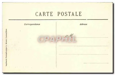 Floresta de Fontainebleau — Rocha e Médaillon de Némorosa, Rainha dos Bosques — Coleção Artística L.M. — Verso