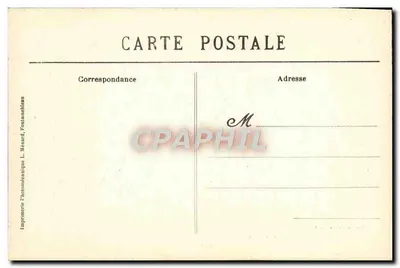 Entrada da Caverna de Augas e o Medalhão Paul Merwart — Floresta de Fontainebleau — Coleção Artística L. M. — Verso