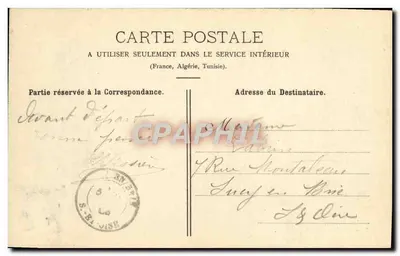 Floresta de Fontainebleau — Rocha da Torre Dénecourt — n°427 — Verso