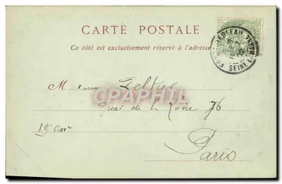 Floresta de Fontainebleau — A Lagoa de Franchard — ND Phot — Verso