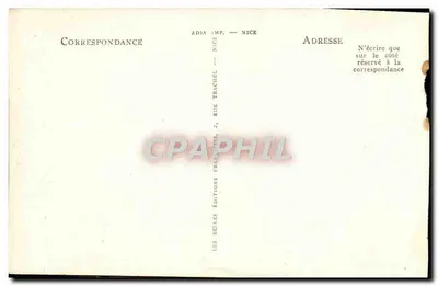 Ajaccio — Casa de Napoleão — LL — Verso