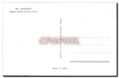 Domremy — Kościół św. Jeanne d'Arc — Roeder — Rewers