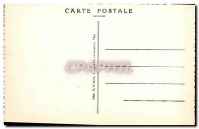 Vire — A Igreja Nossa Senhora (dos séculos XIII, XIV e XVI) — Editor H. Ermâcie, P. Laveret, Vire — Verso