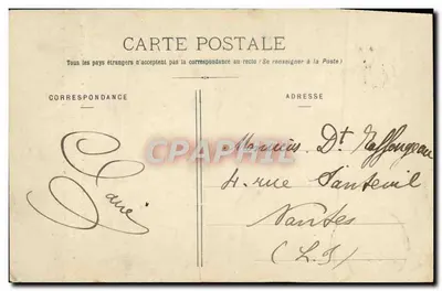 En Poitou — Scène de vie locale — H. Canon, éditeur à Lezay (Deux-Sèvres) — Verso