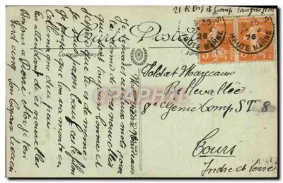 Langres — Porte des Anges — C. Marlin, Magasins Réunis, Langres — Rewers