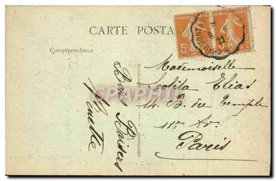 Saint-Dizier — Promenades du Jard — Librairie Nouvelle, A. Grapello — Verso