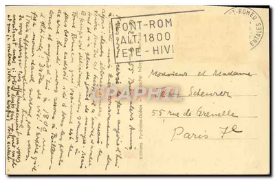Jezioro Czarne blisko Bouillouses — Masowy zbiornik wodny Carlitte — Wydawca: Font-Romeu, n° 478 — Rewers