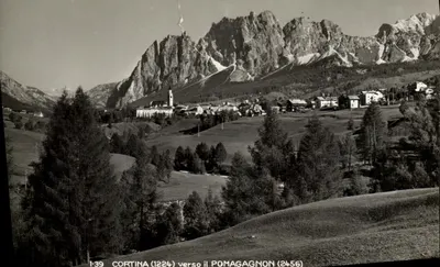 Cortina — Blick zum Pomaagnon — unbekannter Verlag, Nr. 1-39