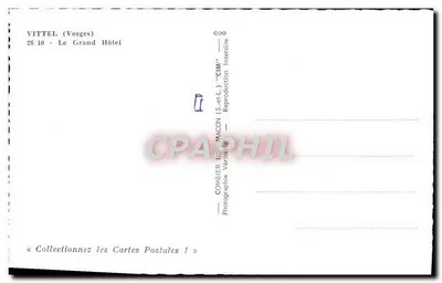 VITTEL (Vosges) — Wielki Hotel — COMBIEIER (S.-et-L.) "CIM" — Rewers