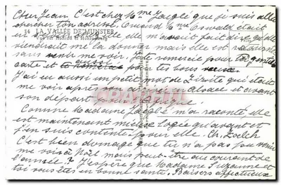 Dolina Munster — Widok na Honroberg — Fotografia Théodore (Wysokie Nadrenie) — Rewers