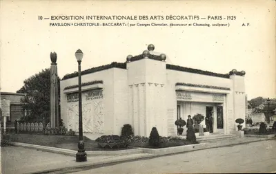 Pavilhão Christofle-Baccarat — Exposição Internacional dos Artes Decorativas — Paris 1925 — por Georges Chevalier e Chassaing