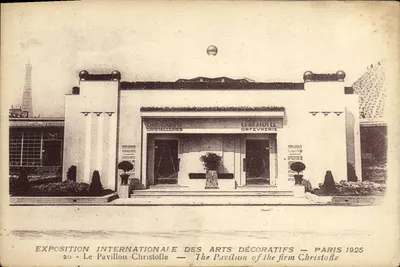 Pavillon Christofle — Exposition Internationale des Arts Décoratifs — Paris 1925