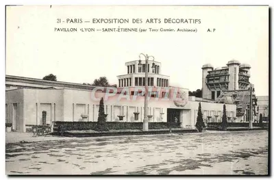 Paris — Exposition des Arts Décoratifs — Pavillon Lyon-Saint-Étienne (par Tony Garnier, Architecte)