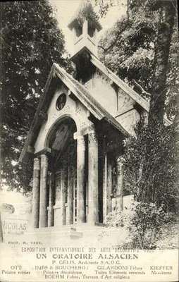 Un oratoire alsacien — Exposition internationale des arts décoratifs 1925 — Phot. M. Vaux