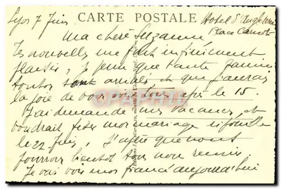 Most Boucle — Lyon — wydawca nieznany, numer serii nie widoczny — Rewers
