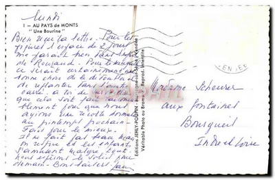 Uma casa com telhado de colmo — na margem de um canal — JELY — Verso