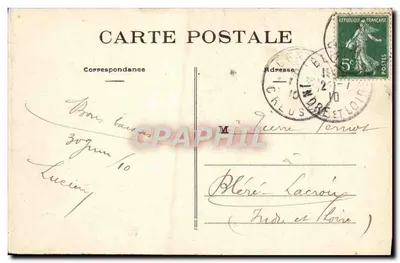 Gentieux - Jezioro — Ilustrowana La Creuse - II - Wydawca: Léon — Rewers