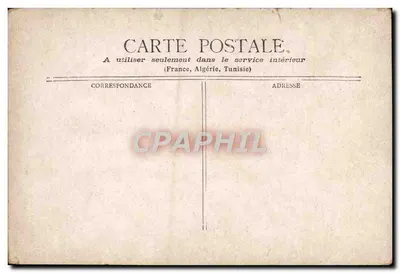 Stara pocztówka Cambrai — Stacja — Rewers