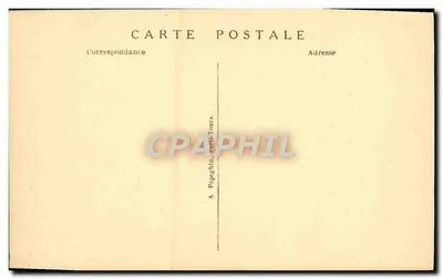 Loches — Il Donjon, l'Entrée e la Cour di Luigi XI — A. P. — Verso