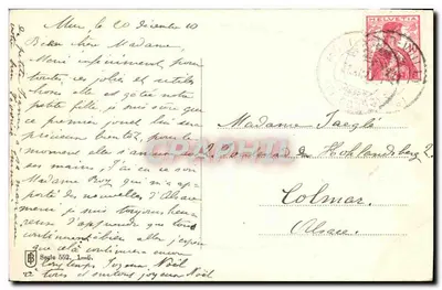 Criança na neve — Feliz Natal — editor não identificado — Verso